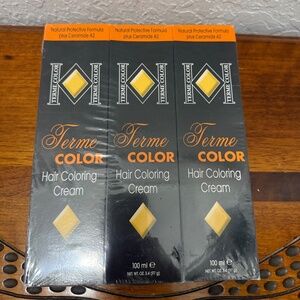 Terme Hair Coloring Cream, Super Platinum, Nat Blond, 11.0/Pack of 3, Italy